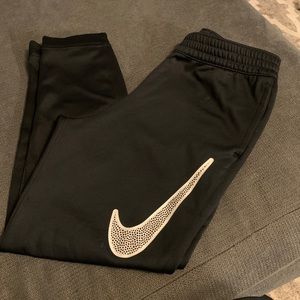 Black youth boys Nike jogger sweat pants